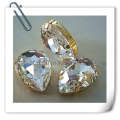 Drop Shape Crystal Silver aluminium pour bijoux (3003)